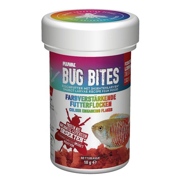 Fluval - Bug Bites Farbverst&auml;rkende Futterflocken - 18 g