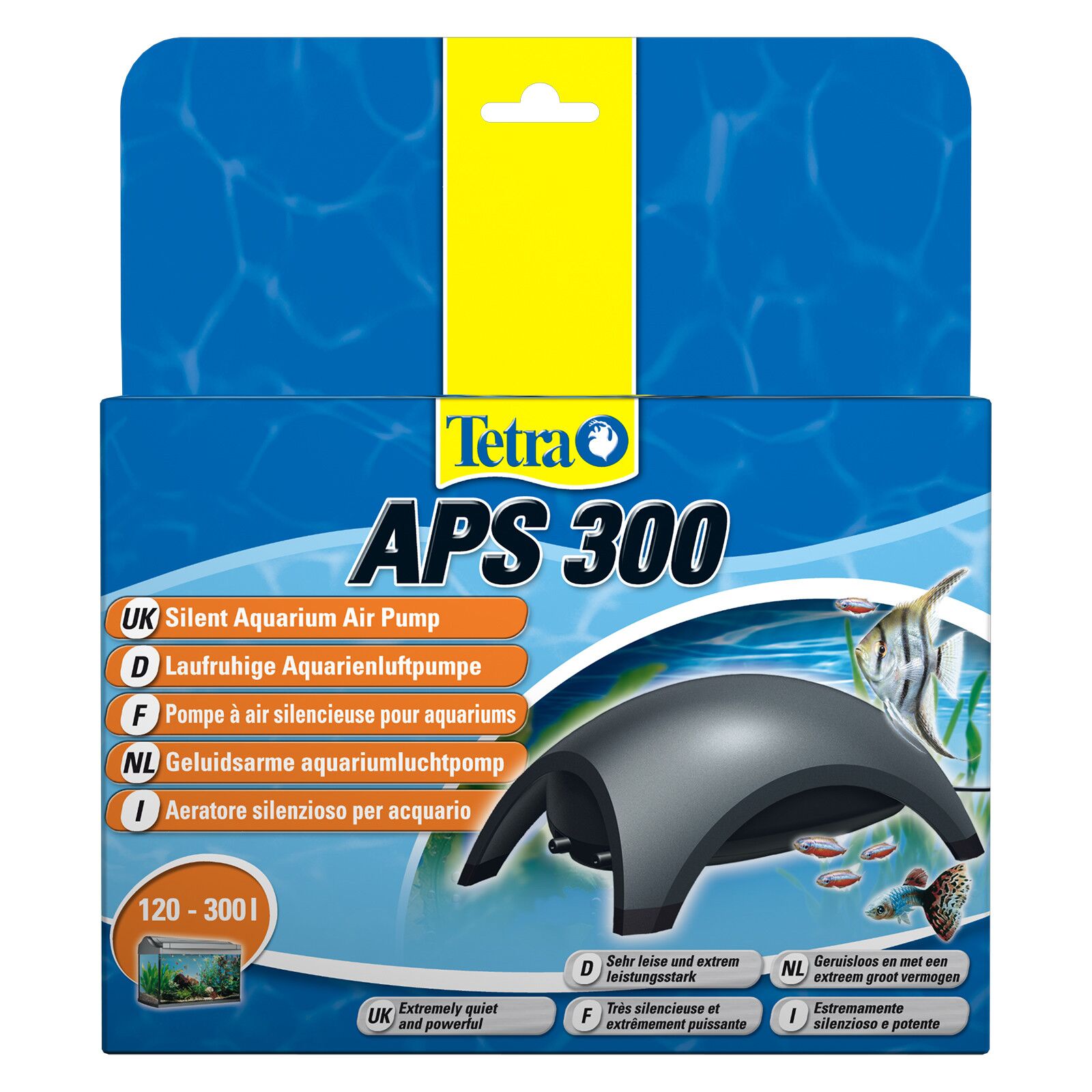 Tetra - Aquarienluftpumpe Anthrazit - APS 300